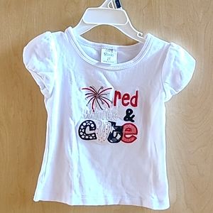 Girls Patriotic Top